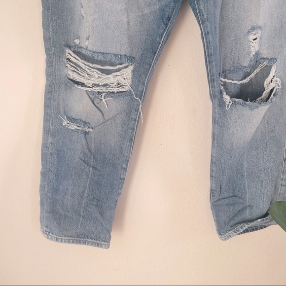 $248 Frame Le Original Distressed Light Wash Jeans - Picture 9 of 12